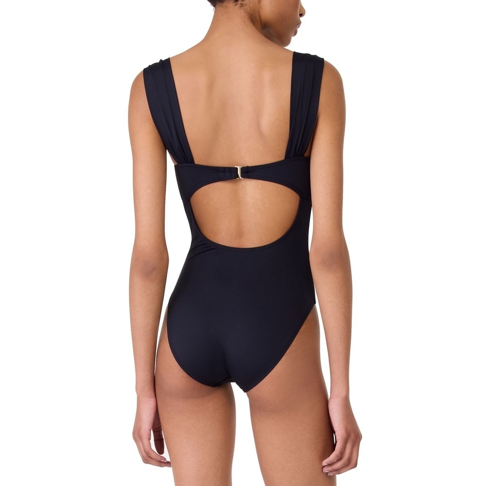 Kate Spade New York Womens Black Underwire One Piece Swimsuit Sweetheart Neck XL - Picture 2 of 14